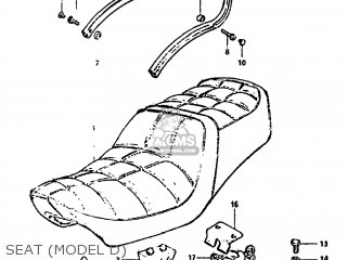 SEAT (MODEL D) - GS1100GL 1983 (D) USA (E03)