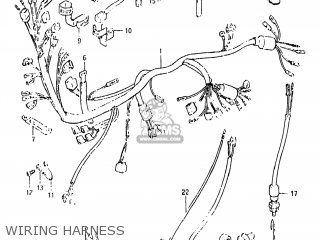 WIRING HARNESS - GS1100GL 1983 (D) USA (E03)