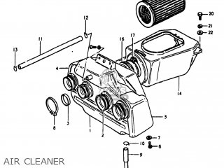 AIR CLEANER - GS1100LT 1980 (T) USA (E03)