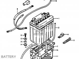 BATTERY - GS1100LT 1980 (T) USA (E03)