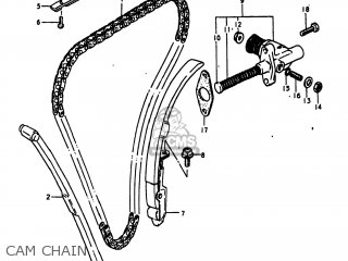 CAM CHAIN - GS1100LT 1980 (T) USA (E03)