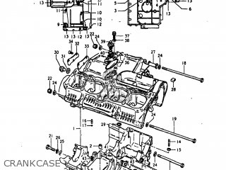 CRANKCASE - GS1100LT 1980 (T) USA (E03)