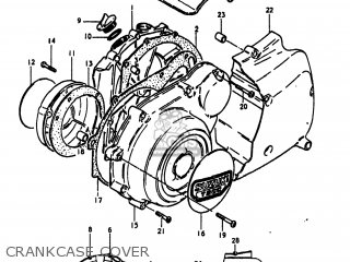 CRANKCASE COVER - GS1100LT 1980 (T) USA (E03)
