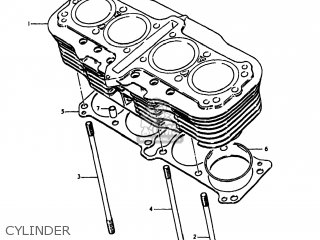 CYLINDER - GS1100LT 1980 (T) USA (E03)