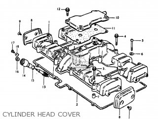 CYLINDER HEAD COVER - GS1100LT 1980 (T) USA (E03)