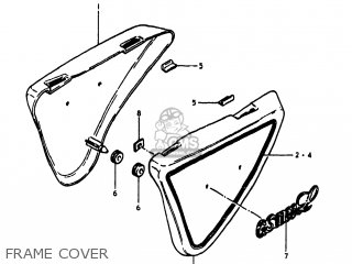 FRAME COVER - GS1100LT 1980 (T) USA (E03)