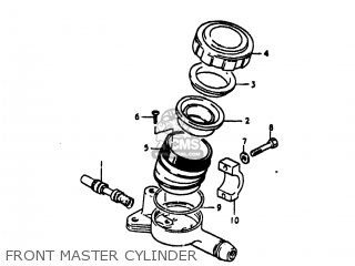 FRONT MASTER CYLINDER - GS1100LT 1980 (T) USA (E03)