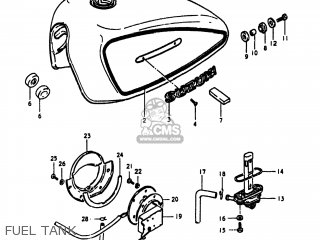FUEL TANK - GS1100LT 1980 (T) USA (E03)