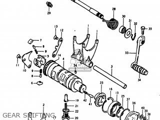 GEAR SHIFTING - GS1100LT 1980 (T) USA (E03)
