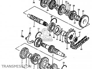 TRANSMISSION - GS1100LT 1980 (T) USA (E03)