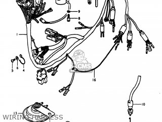 WIRING HARNESS - GS1100LT 1980 (T) USA (E03)