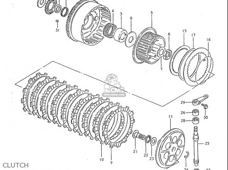 CLUTCH - GS1100S 1983 (D) USA (E03)