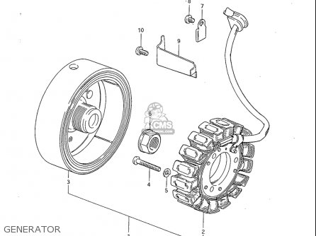 GENERATOR - GS1100S 1983 (D) USA (E03)