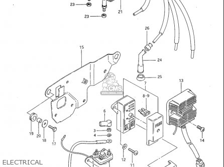 ELECTRICAL - GS1100S 1983 (D) USA (E03)