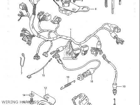 WIRING HARNESS - GS1100S 1983 (D) USA (E03)