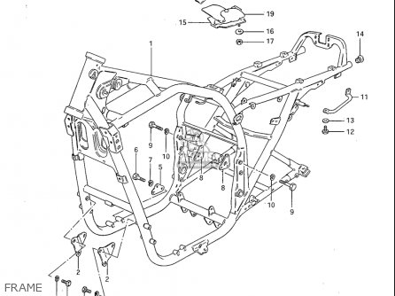 FRAME - GS1100S 1983 (D) USA (E03)