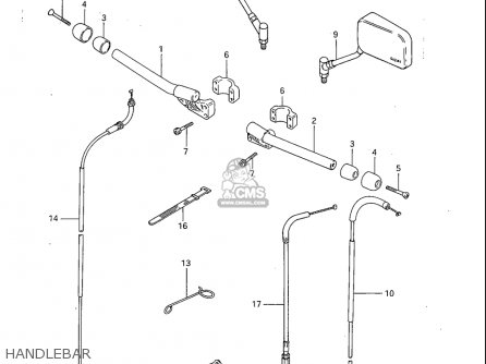 HANDLEBAR - GS1100S 1983 (D) USA (E03)