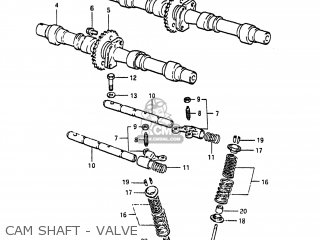 CAM SHAFT - VALVE - GS1150 1985 (F) USA (E03)