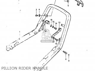 PILLION RIDER HANDLE - GS1150 1985 (F) USA (E03)