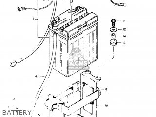 BATTERY - GS1150 1986 (G) USA (E03)