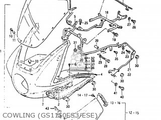COWLING (GS1150ES3/ESE) - GS1150 1986 (G) USA (E03)