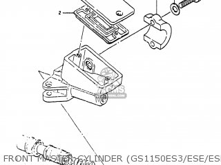 FRONT MASTER CYLINDER (GS1150ES3/ESE/ESF) - GS1150 1986 (G) USA (E03)