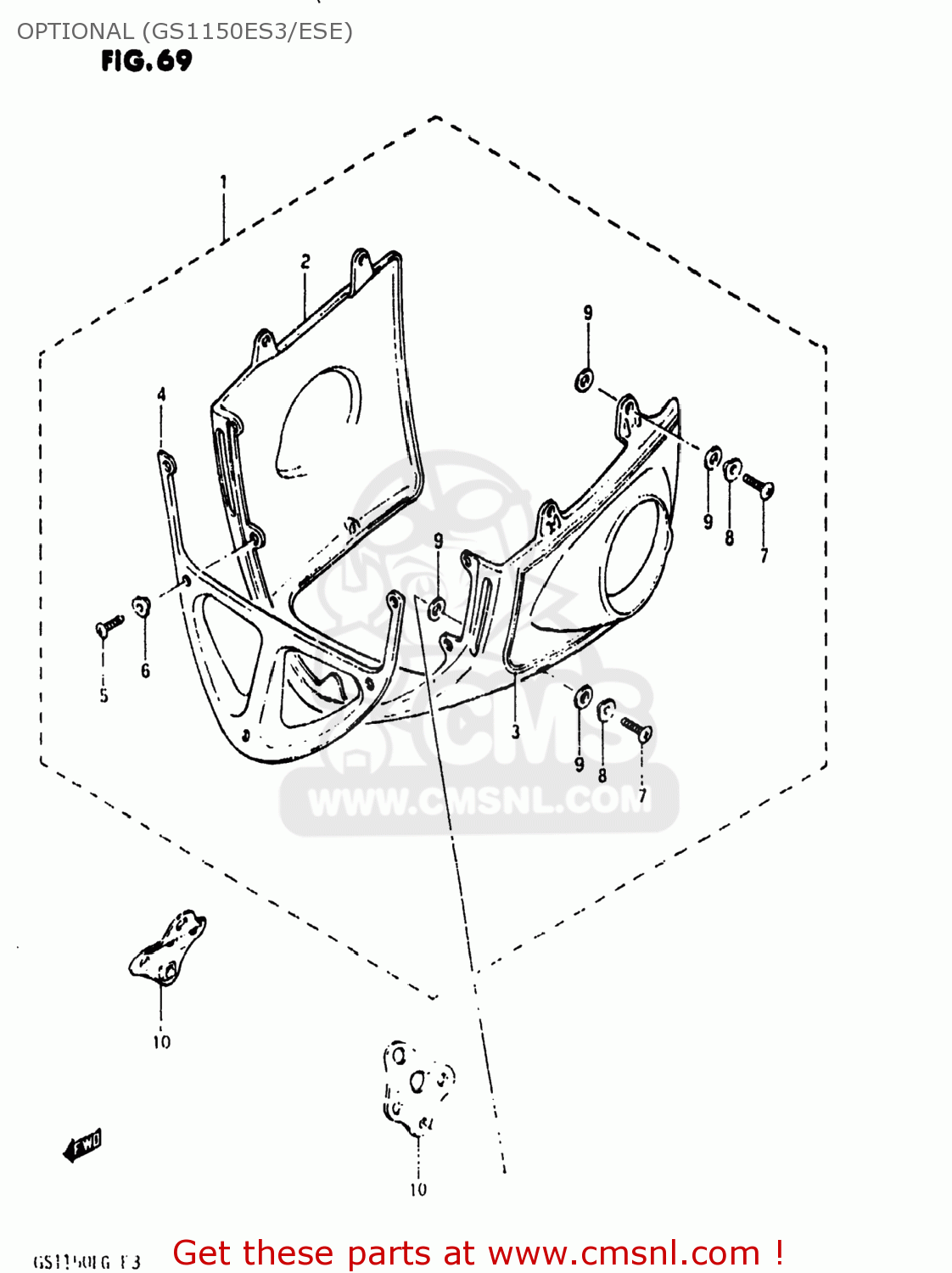 OPTIONAL (GS1150ES3/ESE) GS1150EF 1984 (E) USA (E03)