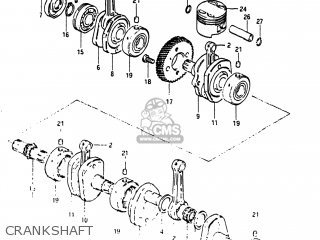 CRANKSHAFT - GS1150EF 1984 (E) USA (E03)