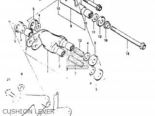 CUSHION LEVER - GS1150EF2 1985 (F) USA (E03)