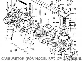 CARBURETOR (FOR MODEL F/F2 OF CALIFORNIA) - GS1150EG 1986 (G) USA (E03)