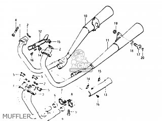 MUFFLER - GS1150ES3 1984 (E) USA (E03)