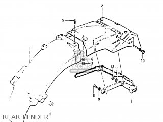 REAR FENDER - GS1150ES3 1986 (G) USA (E03)