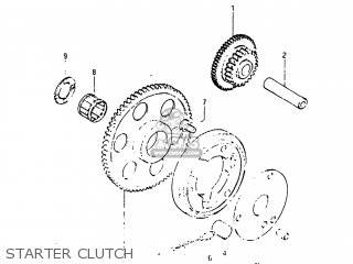 STARTER CLUTCH - GS1150ESE 1984 (E) USA (E03)