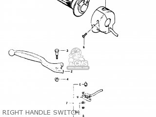 RIGHT HANDLE SWITCH - GS1150ESF 1984 (E) USA (E03)