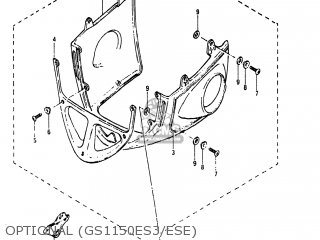 OPTIONAL (GS1150ES3/ESE) - GS1150ESG 1985 (F) USA (E03)
