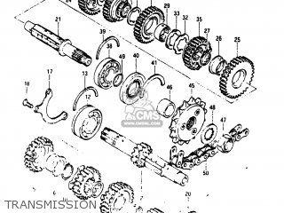 TRANSMISSION - GS1150ESG 1985 (F) USA (E03)