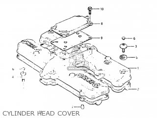 CYLINDER HEAD COVER - GS1150ESG 1986 (G) USA (E03)
