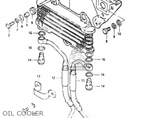OIL COOLER - GS1150ESG 1986 (G) USA (E03)