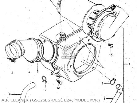 Suzuki GS125 1982 (Z) GENERAL EXPORT UNITED KINGDOM (E01 E02