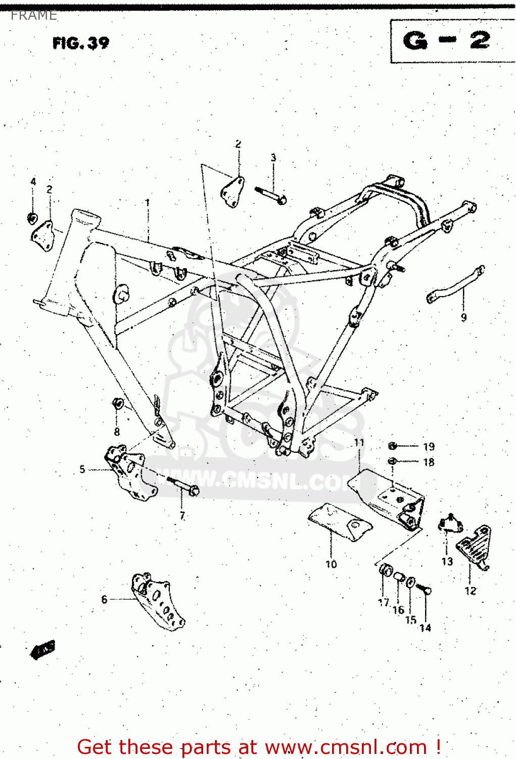 FRAME GS125E 1982 (Z) SWEDEN (E17)