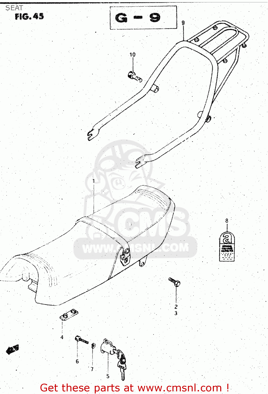 SEAT GS125ES 1982 (Z) (E01 E02 E04 E18 E24 E39)