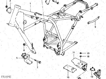 FRAME - GS125ES 1983 (D) (E01 E02 E04 E06 E15 E18 E24 E30 E34 E39)