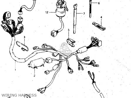 WIRING HARNESS - GS125ES 1990 (L) AUSTRALIA (E24)