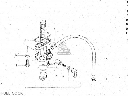 FUEL COCK - GS125ES 1990 (L) AUSTRALIA (E24)