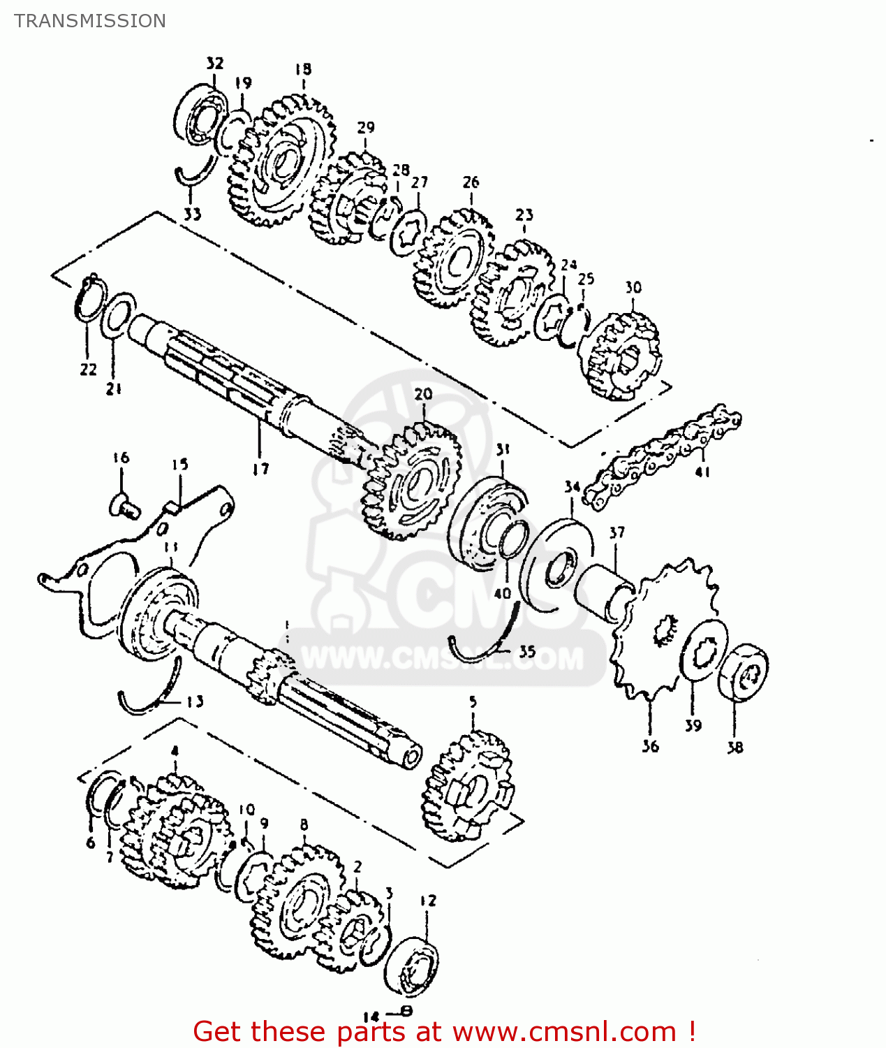 TRANSMISSION GS250T 1980 (T) UNITED KINGDOM (E02)