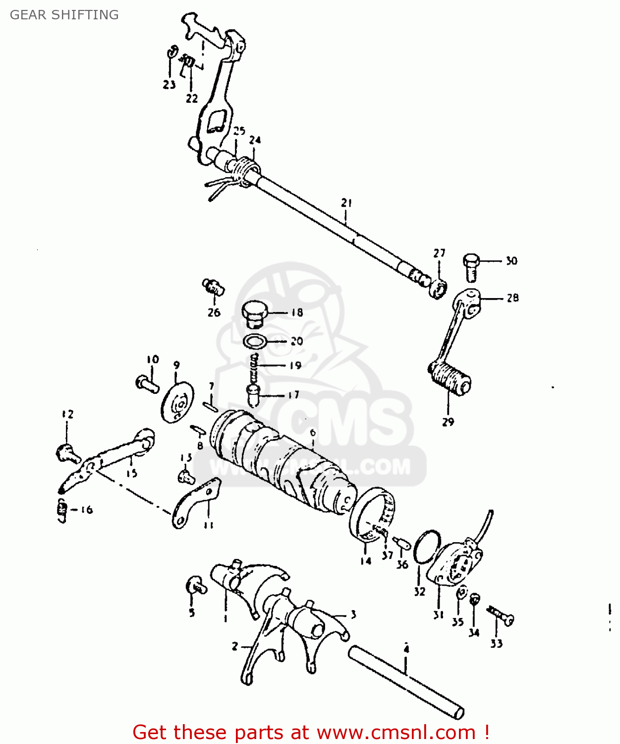 GEAR SHIFTING GS250T 1980 (T) UNITED KINGDOM (E02)