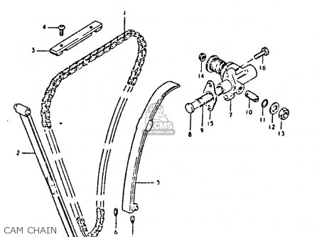 CAM CHAIN - GS250T 1980 (T) UNITED KINGDOM (E02)