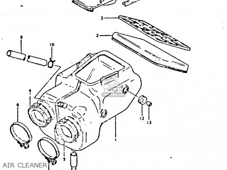 AIR CLEANER - GS250T 1980 (T) UNITED KINGDOM (E02)