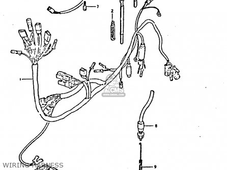 WIRING HARNESS - GS250T 1980 (T) UNITED KINGDOM (E02)