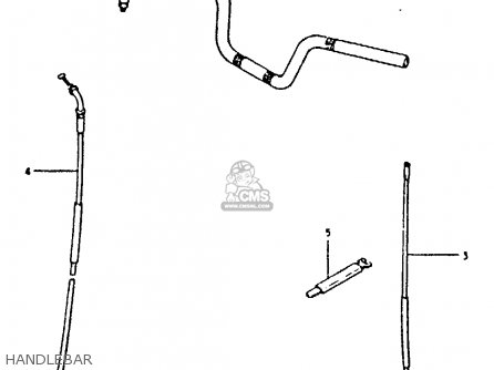 HANDLEBAR - GS250T 1980 (T) UNITED KINGDOM (E02)